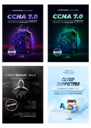 CCNA 7.0 - Vol 1 e 2 + CIBER.SEGURANÇA + CLOUD COMPUTING