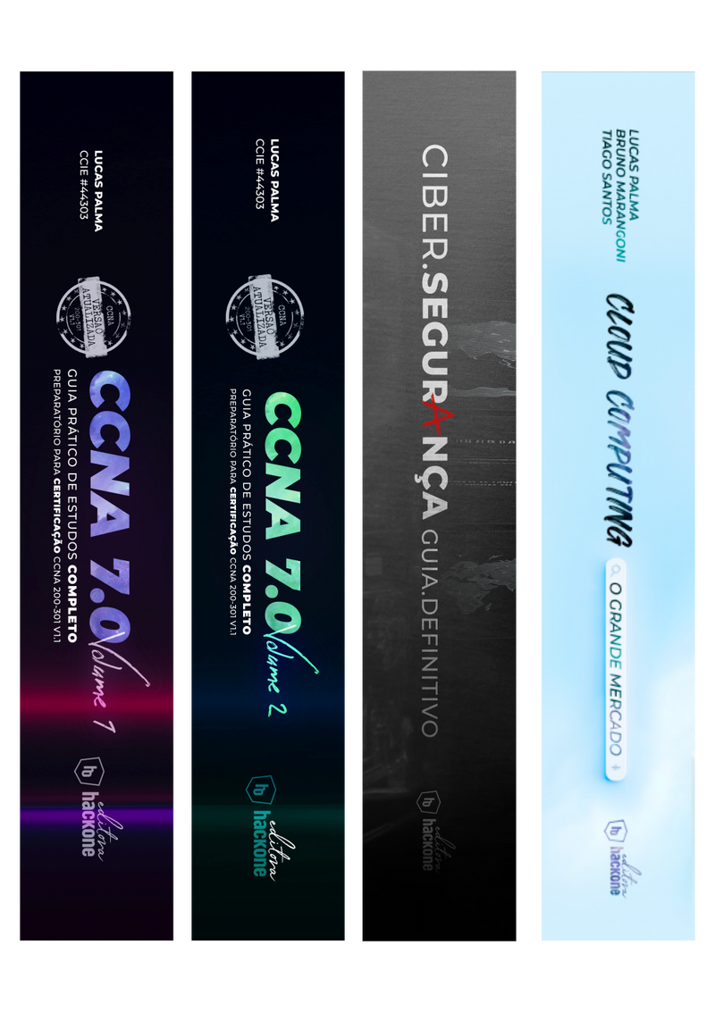 CCNA 7.0 - Vol 1 e 2 + CIBER.SEGURANÇA + CLOUD COMPUTING