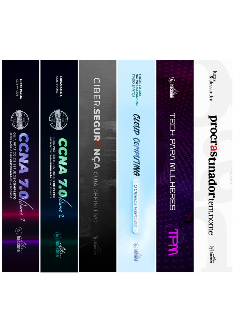 COMBO - TODOS OS LIVROS HACKONE