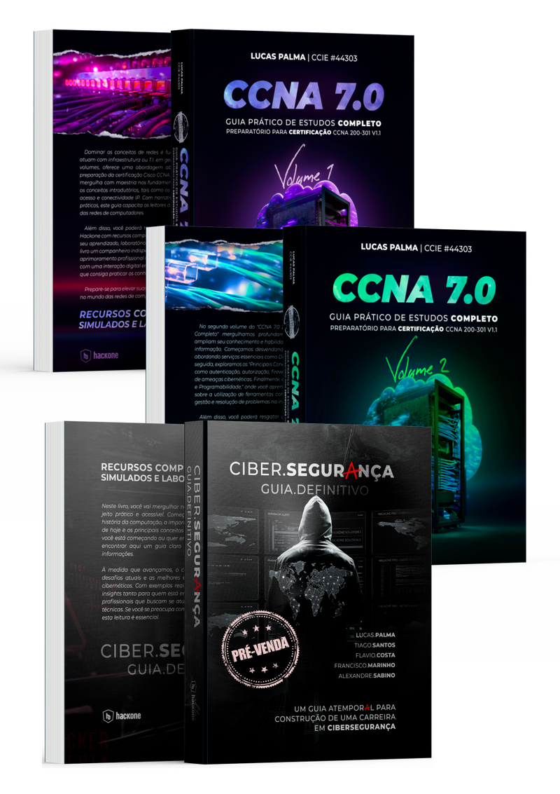 CCNA 7.0 - Vol 1 e 2 + CIBER.SEGURANÇA