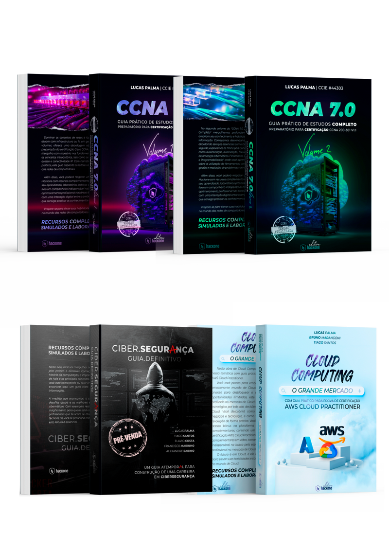 CCNA 7.0 - Vol 1 e 2 + CIBER.SEGURANÇA + CLOUD COMPUTING