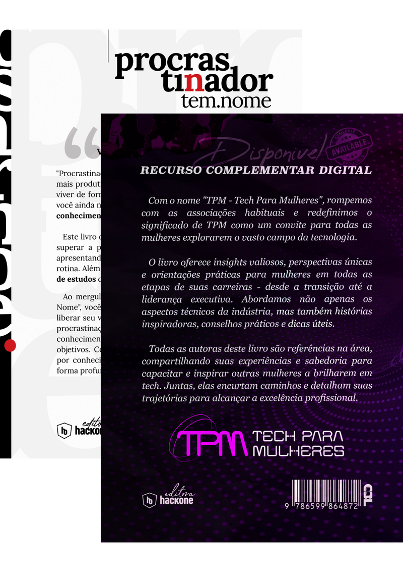 PROCRASTINADOR TEM NOME + TPM - TECH PARA MULHERES